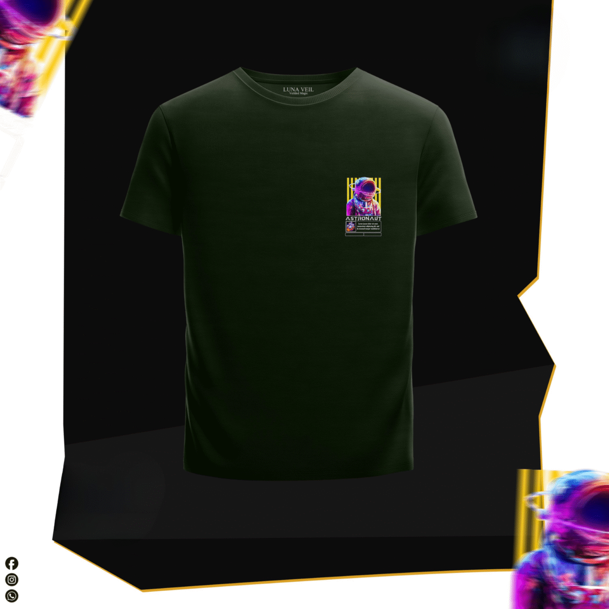 Astronaut Graphic T-Shirt - Space Explorer's Essential - Image 1