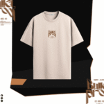 We Are Bulletproof-Oversized Graphic T-Shirt – Sand Beige