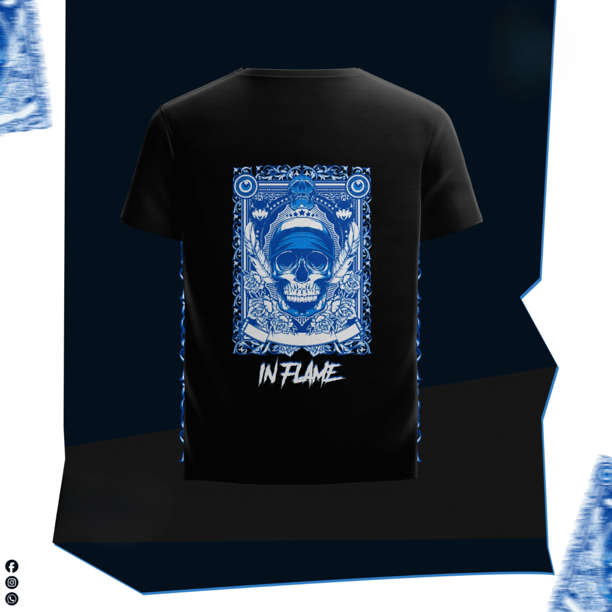 In Flame” Artisan Graphic T-Shirt - Image 2