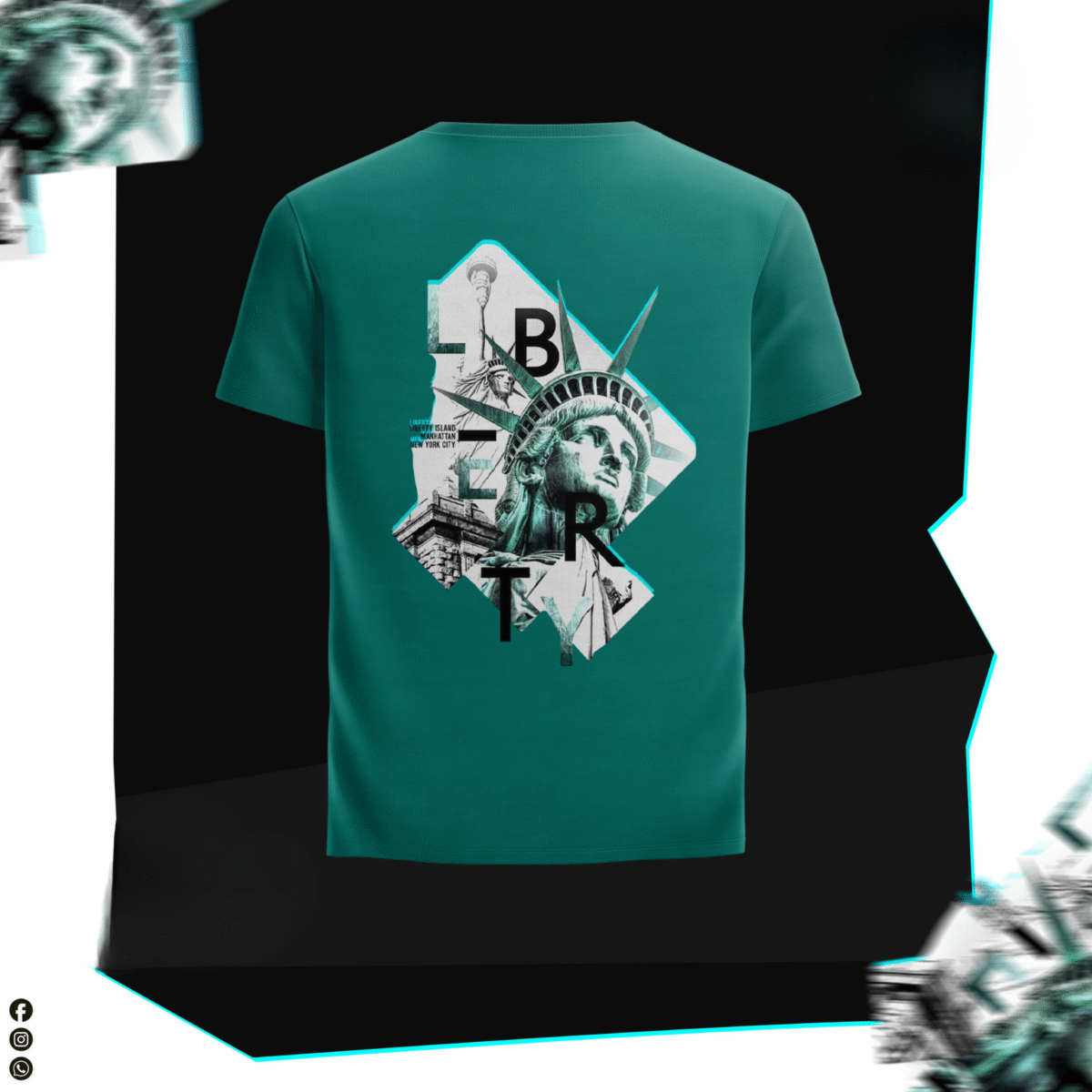 Liberty Icons” Graphic T-Shirt - Image 2