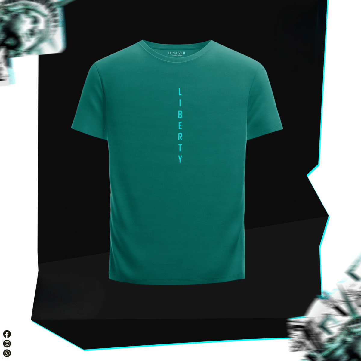 Liberty Icons” Graphic T-Shirt - Image 1