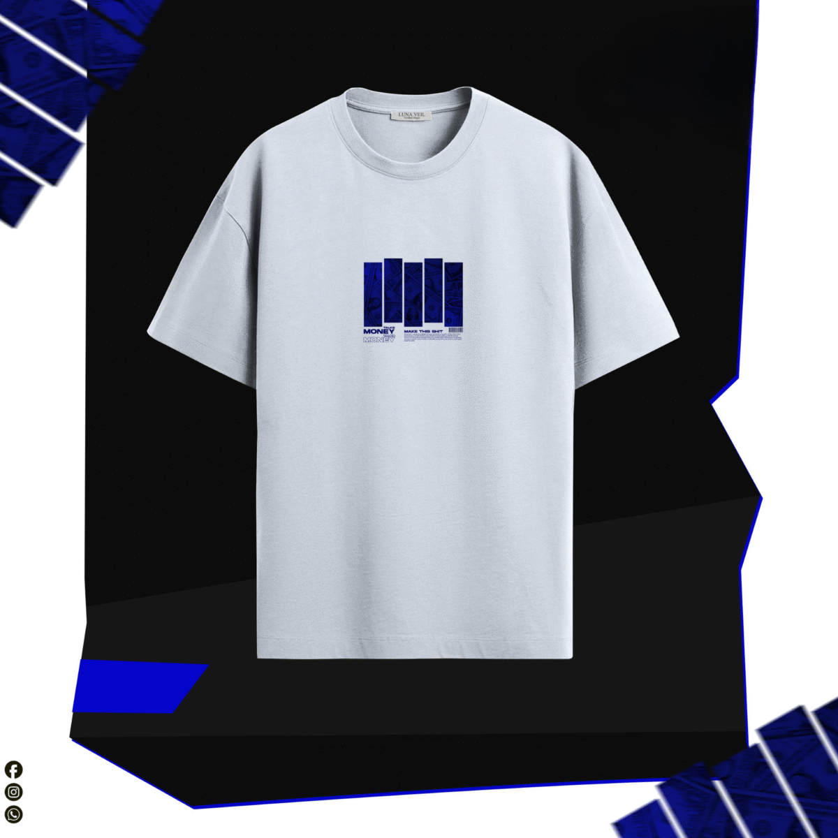 MAKE THE MONEY- Hustle Fit T-Shirt - Image 1