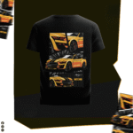 “Triple Rev” Mustang Pixel Drive T-Shirt - Image 2