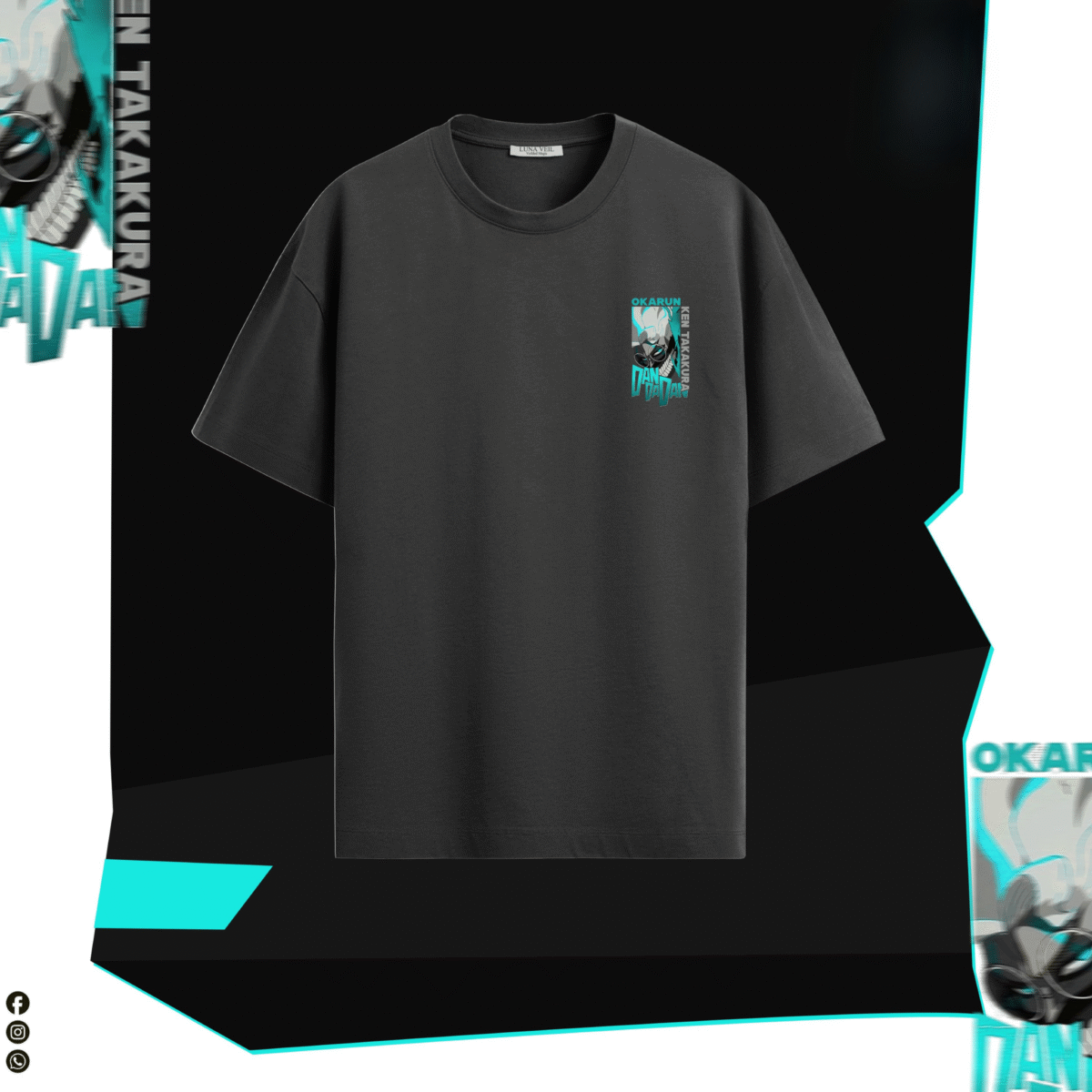 OKARUN" Vintage Anime Street Tee - Image 1