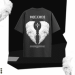 PEACE GREY" Vintage Story Tee – Washed Grey Edition - Image 2