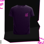 Ironic Urdu Calligraphy T-Shirt – Pink & Deep Purple