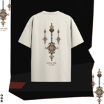 Luna Veil Geometric Print T-Shirt – Timeless Art in Motion - Image 2
