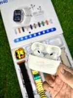 H40 Ultra 2 Smart Watch + AirPods Pro 2 Combo - Image 3