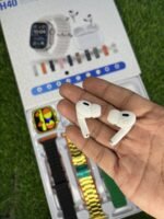 H40 Ultra 2 Smart Watch + AirPods Pro 2 Combo - Image 2
