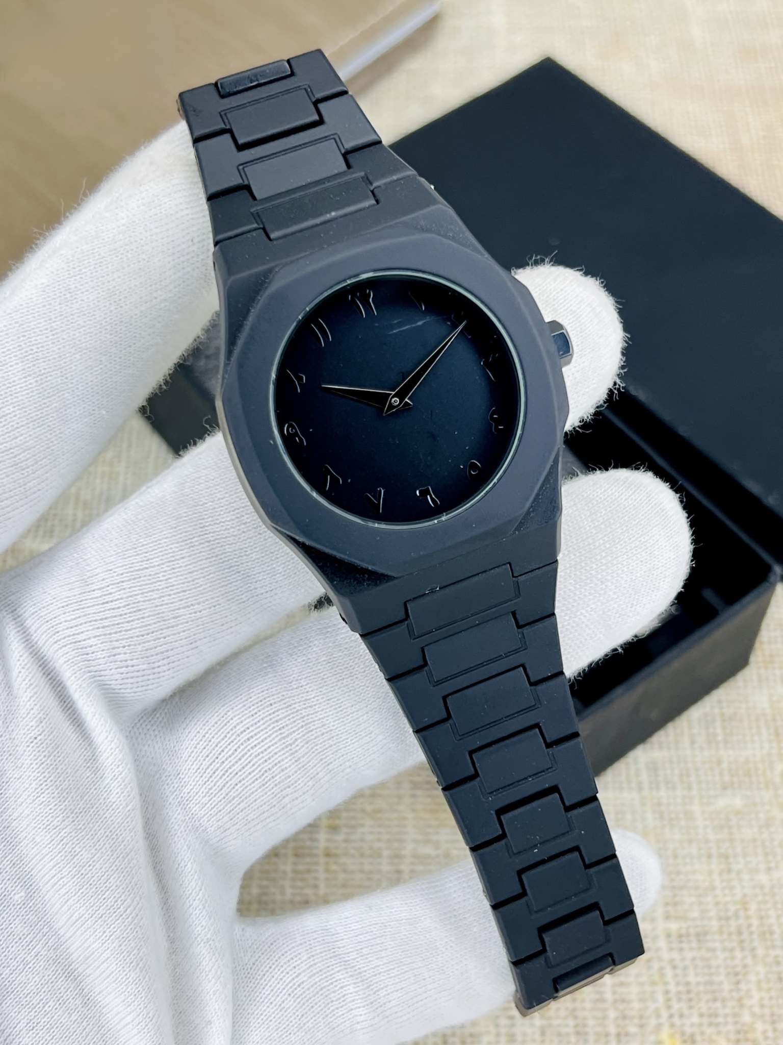 AURA FIBER ORIGINAL Aura Fiber Original Watch – Arabic Dial | Butterfly Lock | Box, Tool & Extra Cell Included | PKR 3999 Only | New Arrival at Leejiya Watches - Image 6