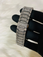 Patek Philippe Gents Diamond Stone Watch | Heavyweight  | Smooth Analog Finish - Image 5