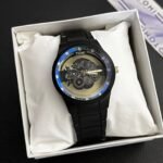 TOMI Skeleton Dial Watch for Men – Metallic Chain | Quartz Movement | Gift Box Included - Image 8