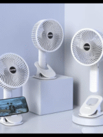 🌬️ New Portable 3-Gear Rechargeable Desktop Fan