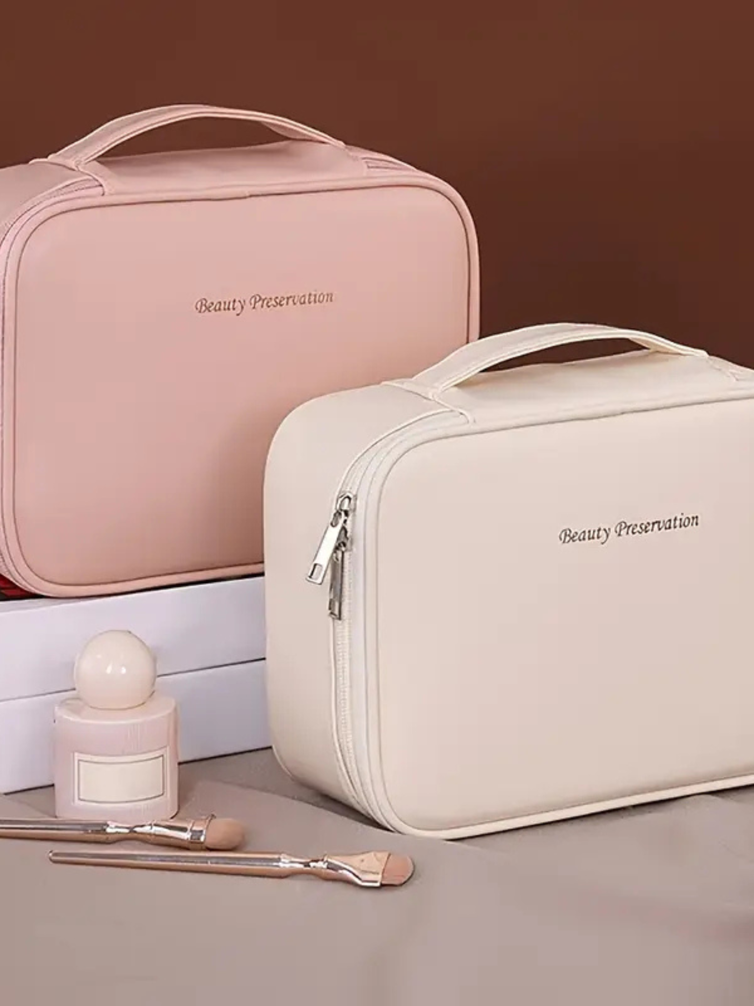 holder (10) Cosmetic Bag – Travel Friendly & Spacious - Image 4