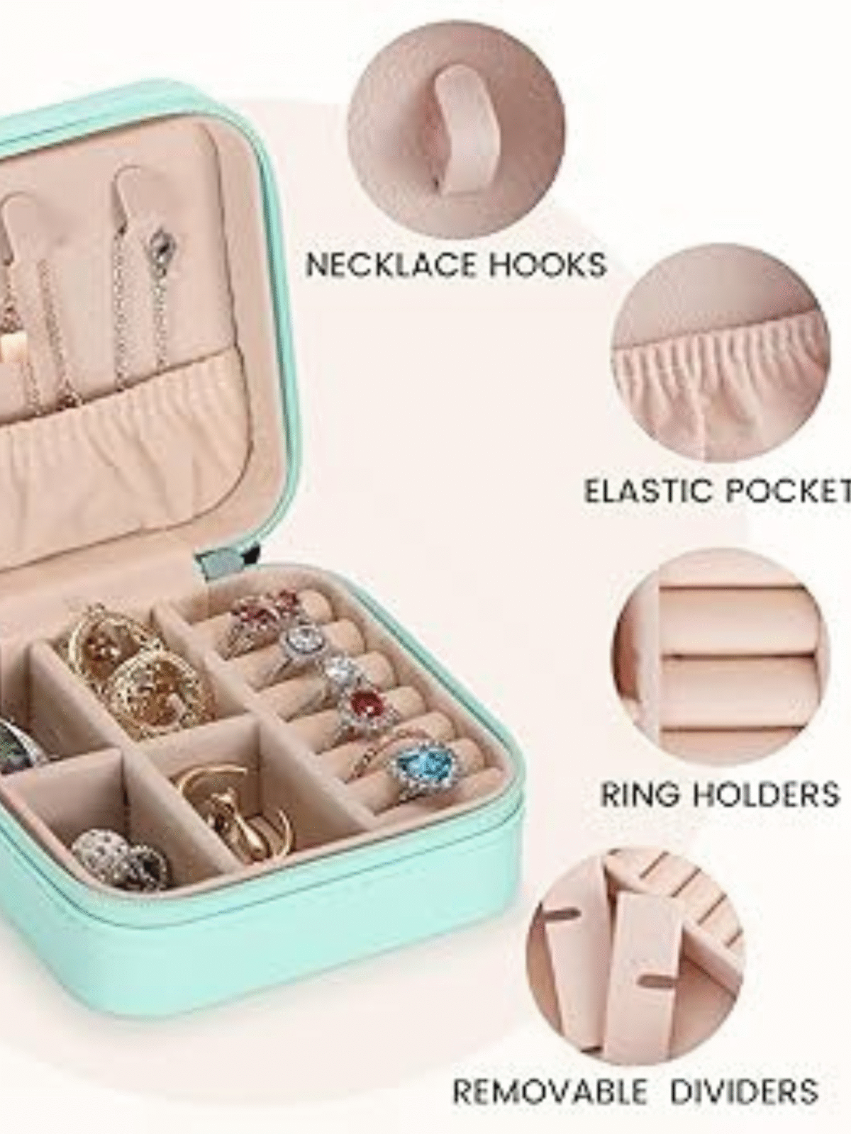 Mini Leather Jewelry Box | Elegant. Compact. Gift-Ready. - Image 4