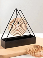 Triangle Anti-scald Mosquito Coil Stand & Wax Melt Burner - Image 3