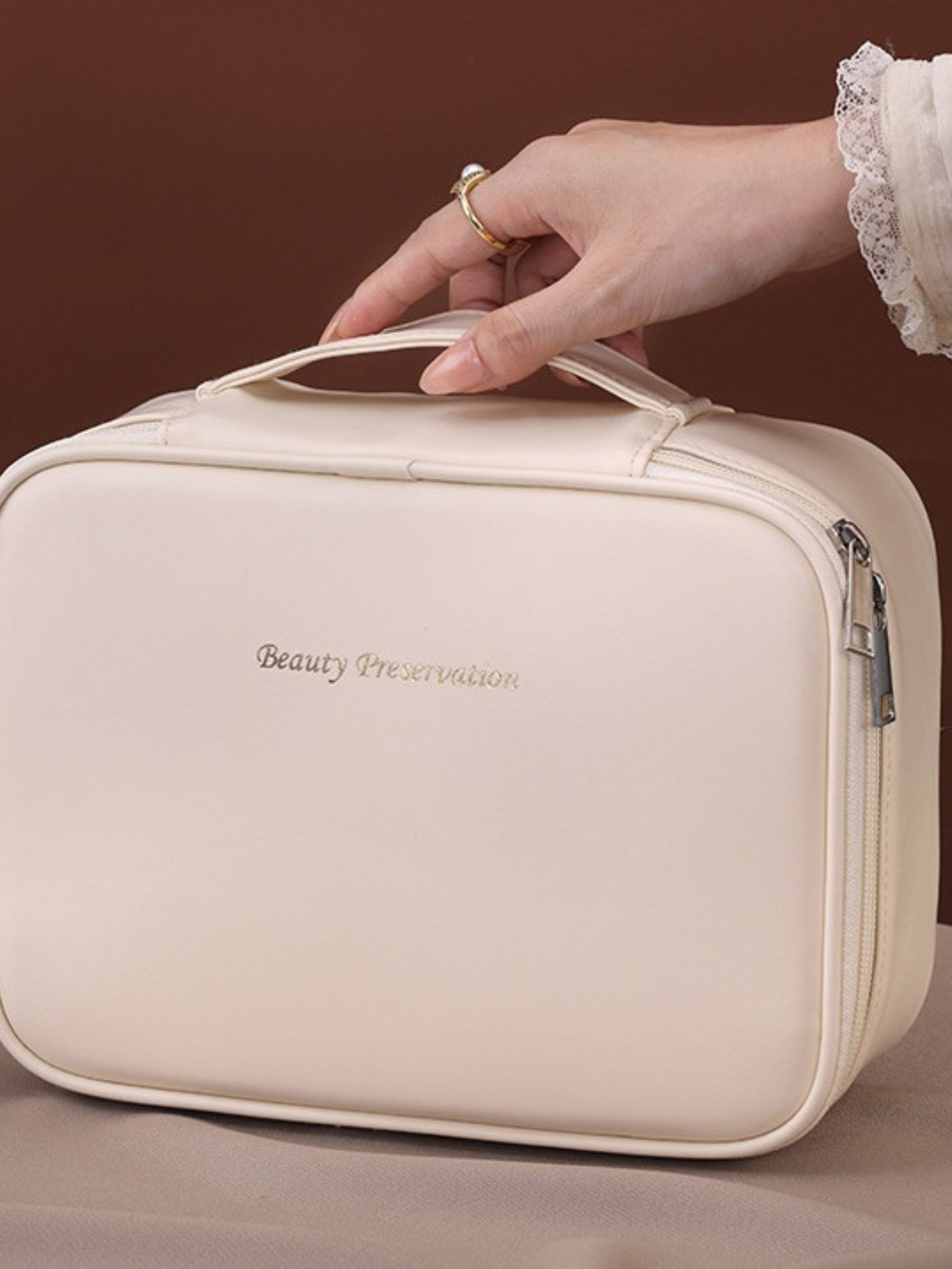 holder (9) Cosmetic Bag – Travel Friendly & Spacious - Image 3