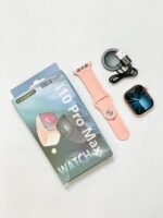 i10 Pro Max Smart Watch – Full Screen | Wireless Charging | Health & Fitness Tracker | Phone Calling