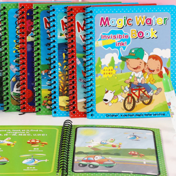 ✨ Restocked! Magic Water Book – No Outlines Drawing Pages