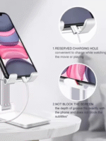 📱 Universal Adjustable Desk Mobile Phone & Tablet Holder – For iPhone, iPad, Xiaomi & More - Image 2