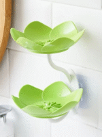 🌸 Wall-Mounted Double Layer Flower-Shaped Soap Tray - Image 3