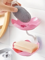 🌸 Wall-Mounted Double Layer Flower-Shaped Soap Tray - Image 5