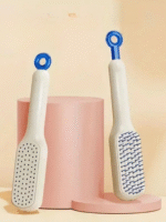 ✨ Self-Cleaning Telescopic Hair Brush | One-Click Cleaning - Image 5